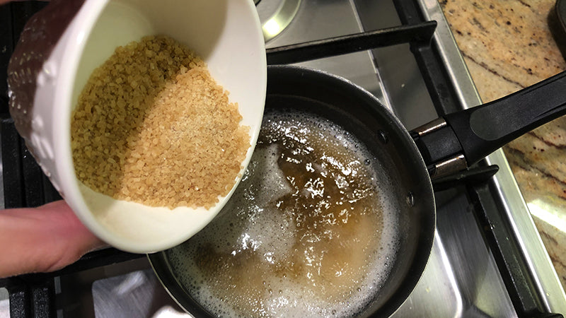 prepare the beer jelly